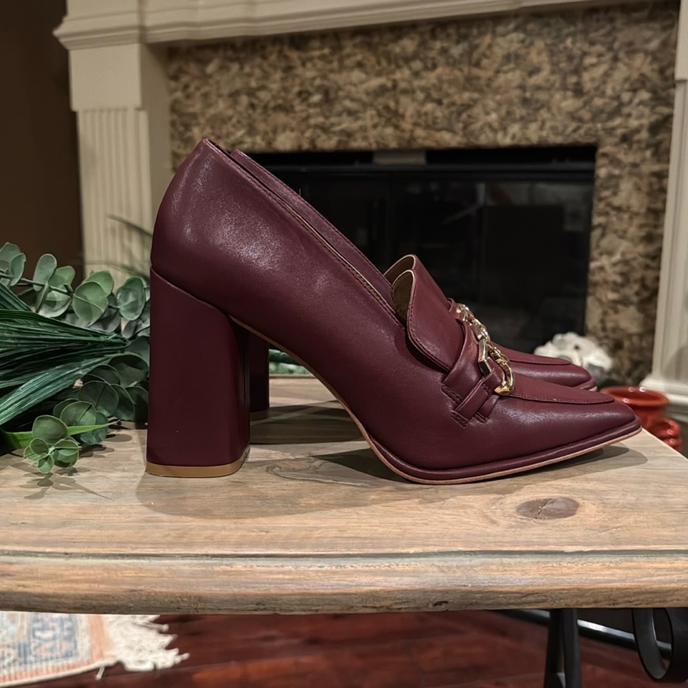 Nordstrom Burgundy Women's Loafers